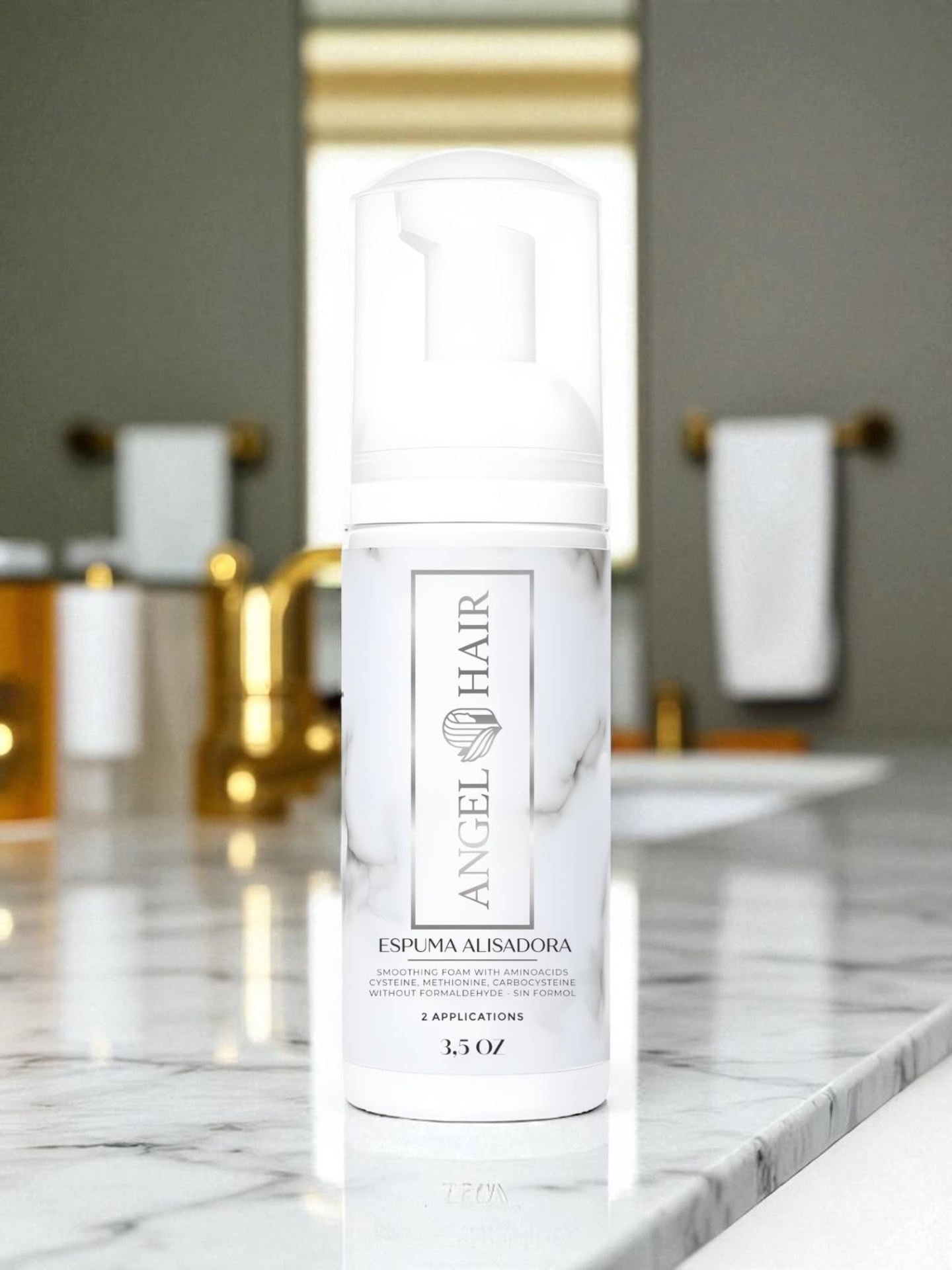 Angel Hair Amino Acid Foam bottle