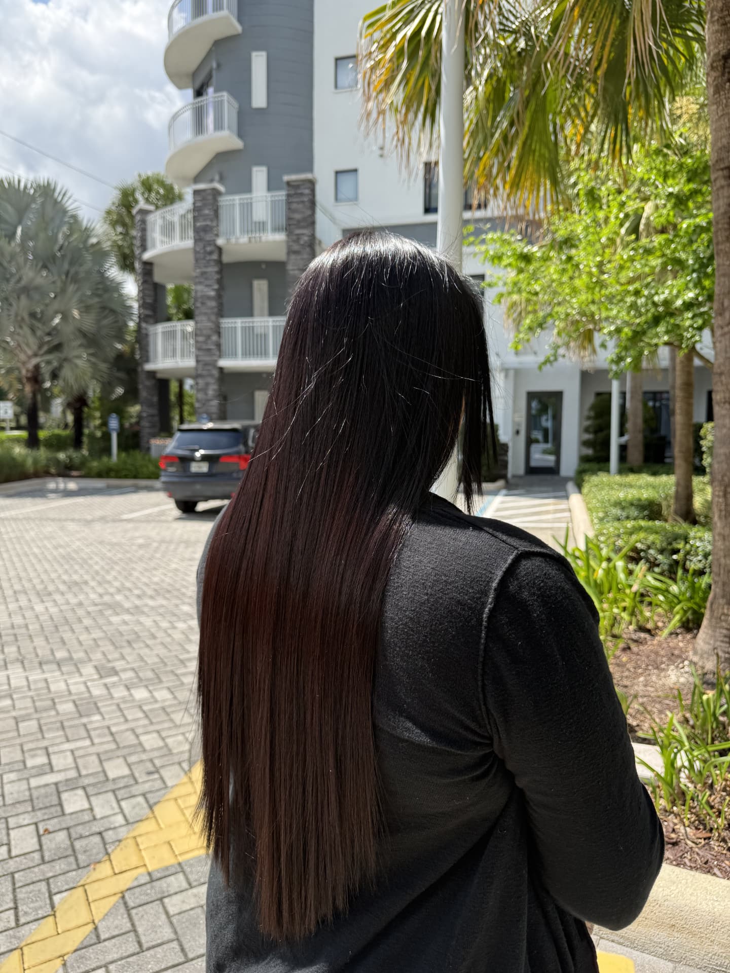 Hair after Angel Hair treatment, result 1