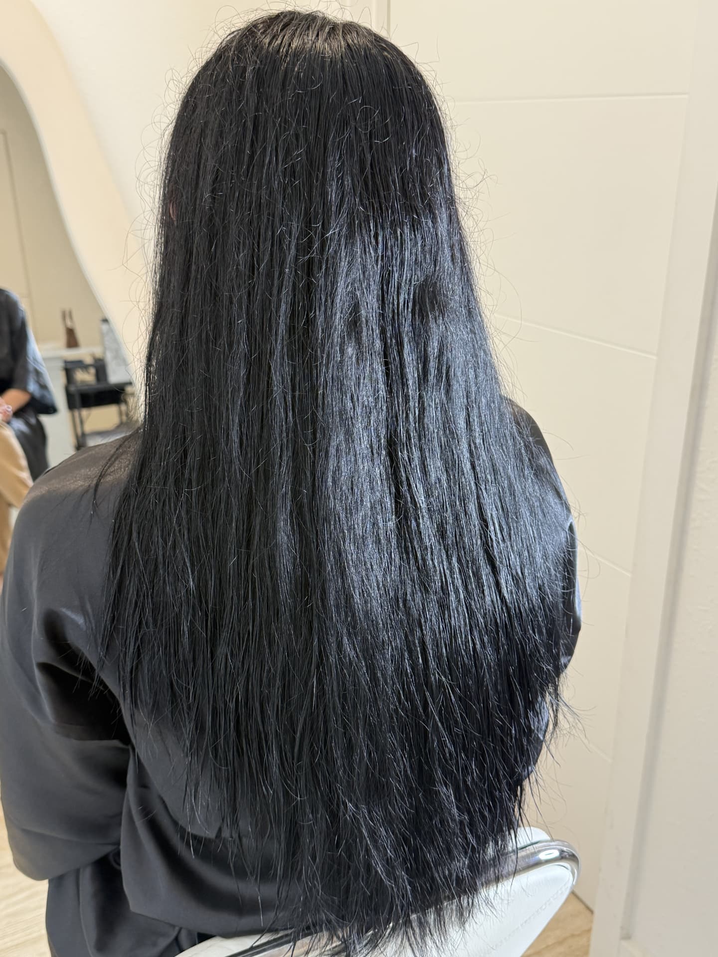 Hair before Angel Hair treatment, result 2