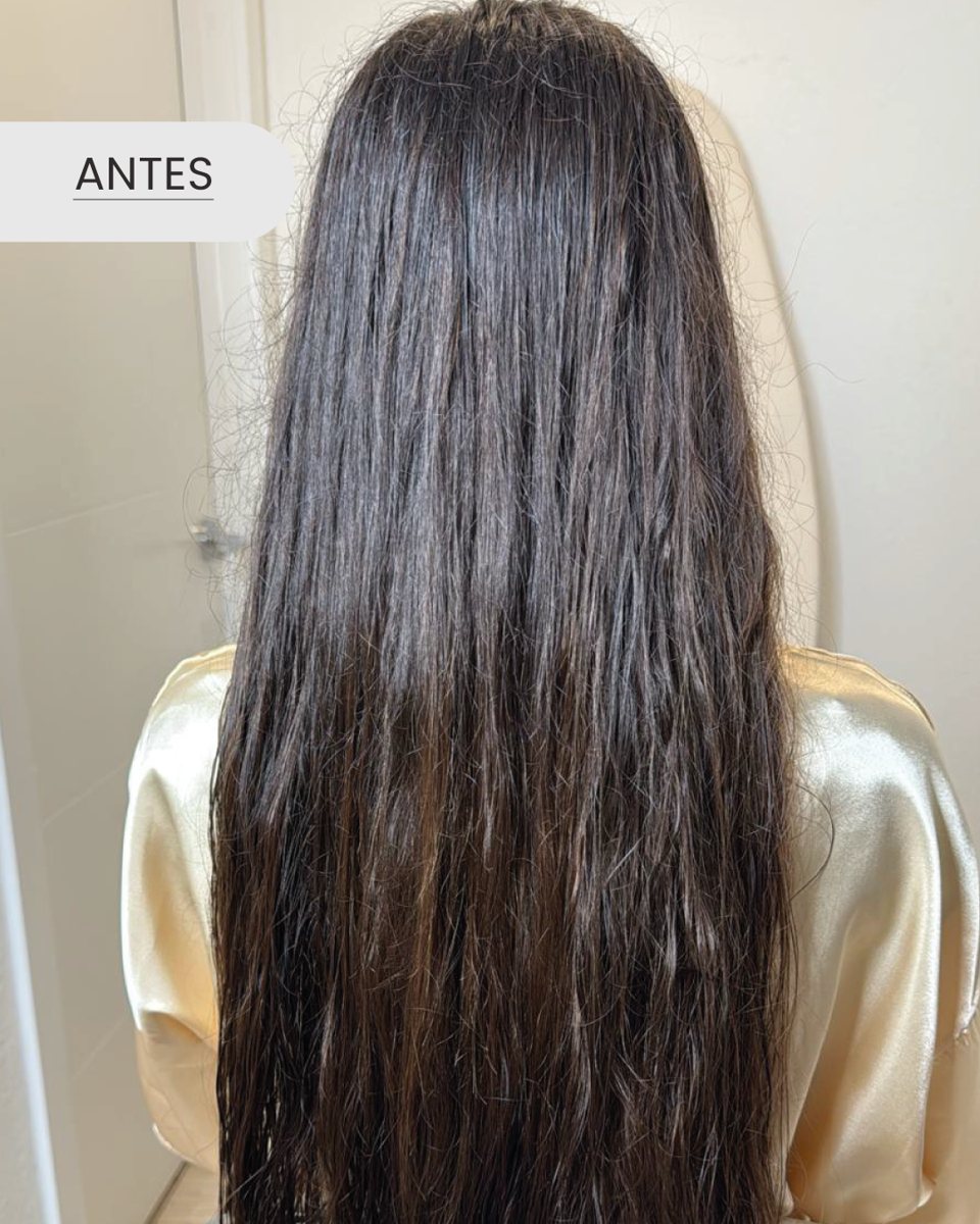 Hair before Angel Hair treatment, result 3