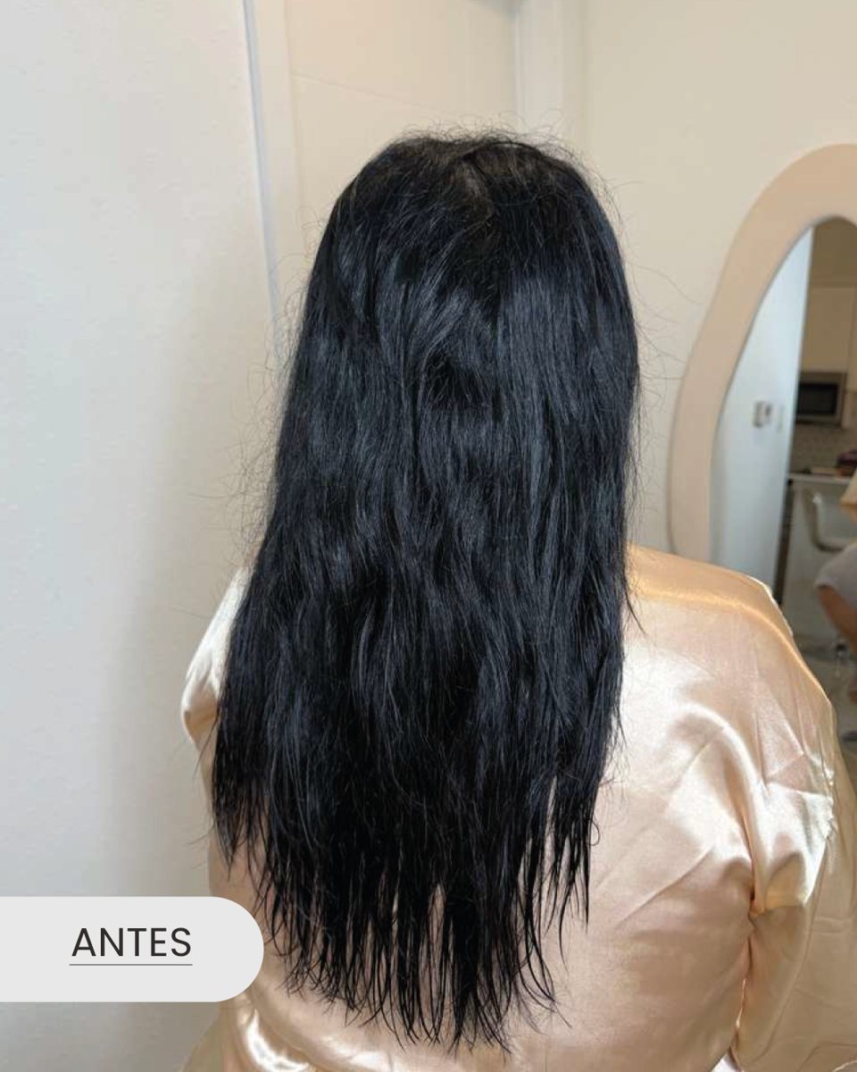 Hair before Angel Hair treatment, result 5