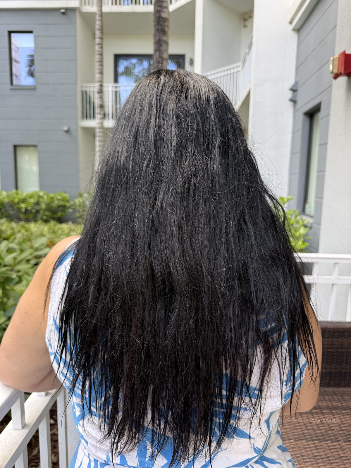 Hair before Angel Hair treatment, result 6